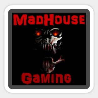 MadHouse bloody skull Sticker